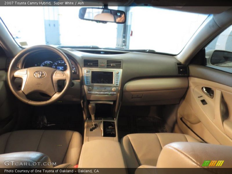 Super White / Ash 2007 Toyota Camry Hybrid