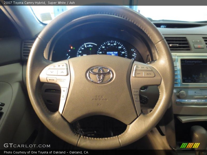 Super White / Ash 2007 Toyota Camry Hybrid