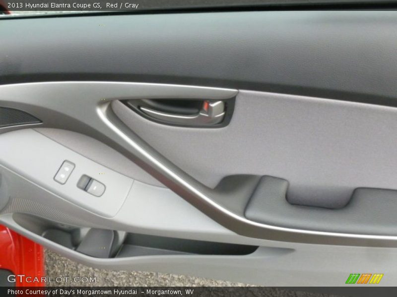 Red / Gray 2013 Hyundai Elantra Coupe GS