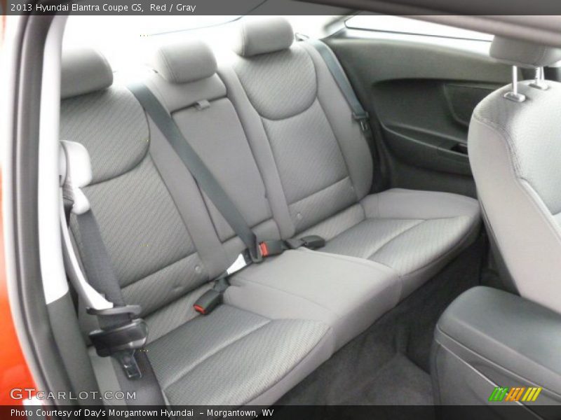Red / Gray 2013 Hyundai Elantra Coupe GS