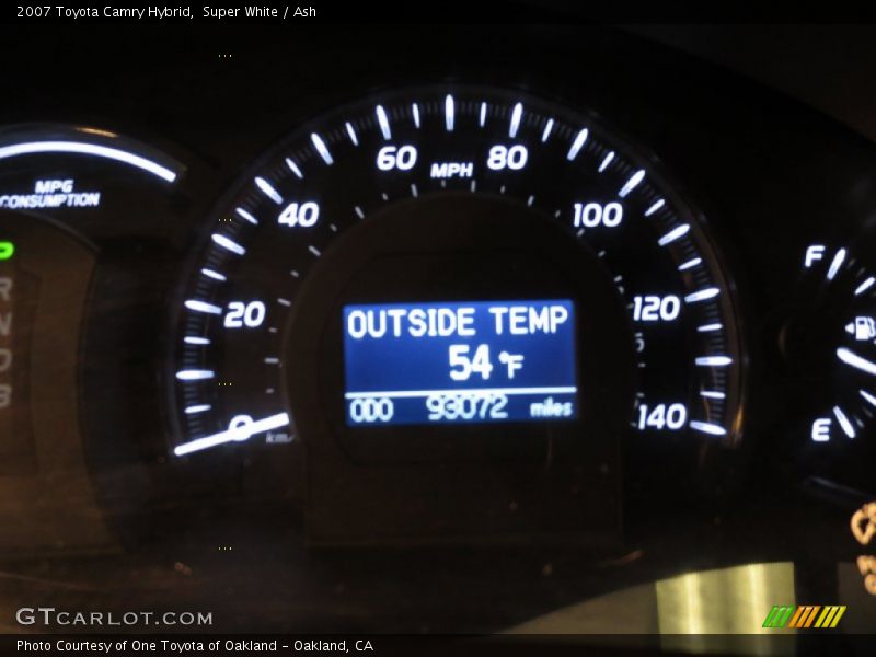 Super White / Ash 2007 Toyota Camry Hybrid