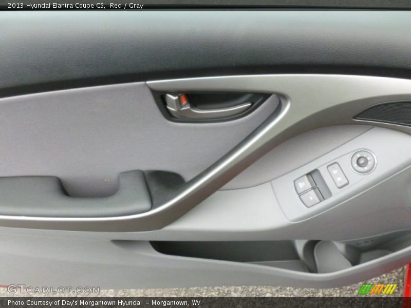 Red / Gray 2013 Hyundai Elantra Coupe GS
