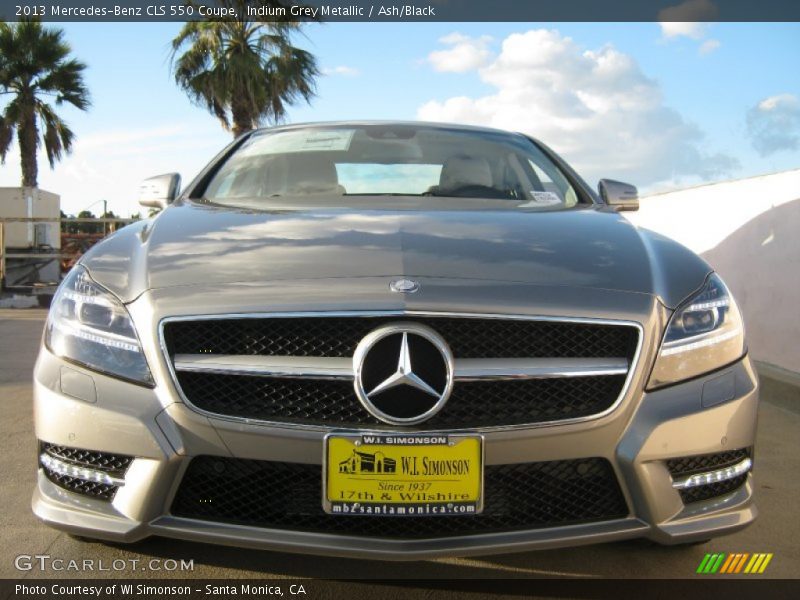 Indium Grey Metallic / Ash/Black 2013 Mercedes-Benz CLS 550 Coupe