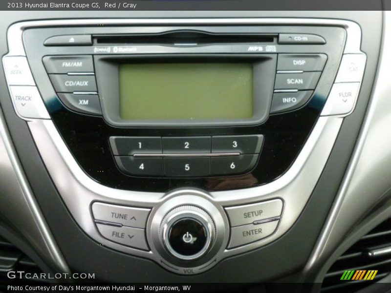 Red / Gray 2013 Hyundai Elantra Coupe GS