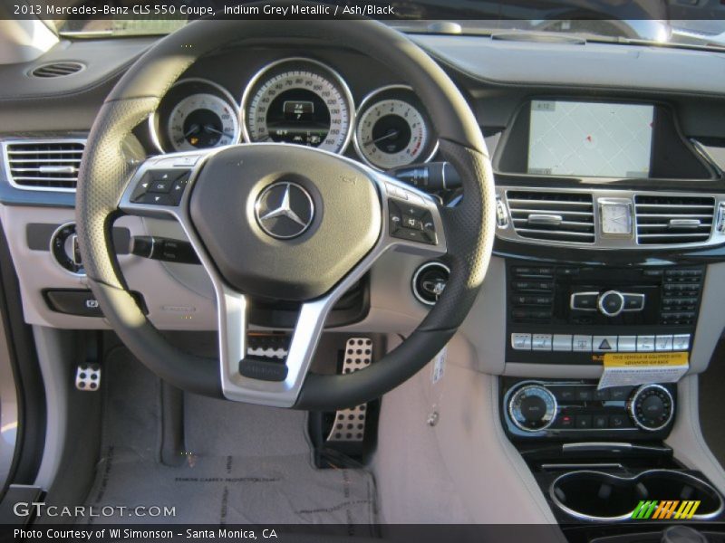 Indium Grey Metallic / Ash/Black 2013 Mercedes-Benz CLS 550 Coupe