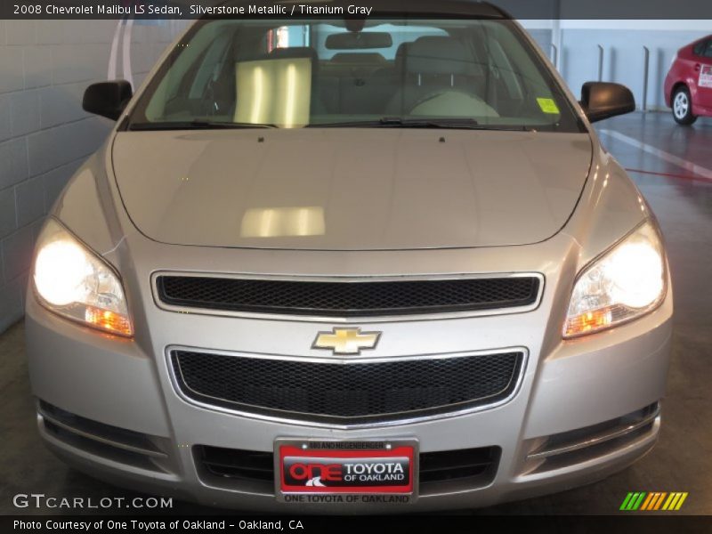 Silverstone Metallic / Titanium Gray 2008 Chevrolet Malibu LS Sedan
