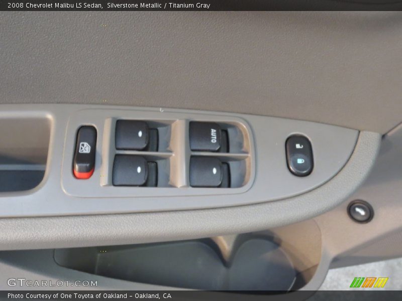 Silverstone Metallic / Titanium Gray 2008 Chevrolet Malibu LS Sedan