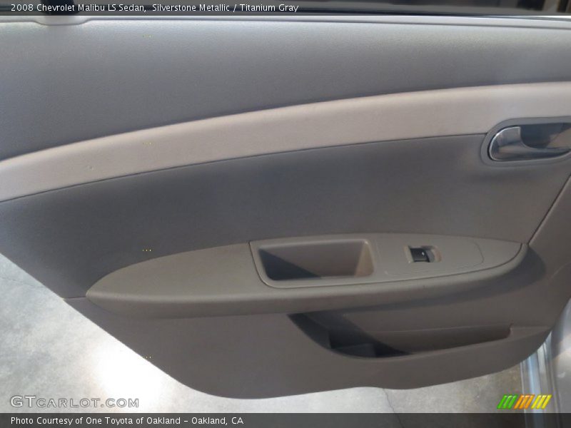 Silverstone Metallic / Titanium Gray 2008 Chevrolet Malibu LS Sedan