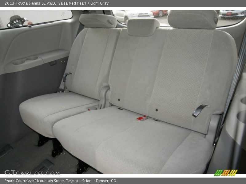 Salsa Red Pearl / Light Gray 2013 Toyota Sienna LE AWD