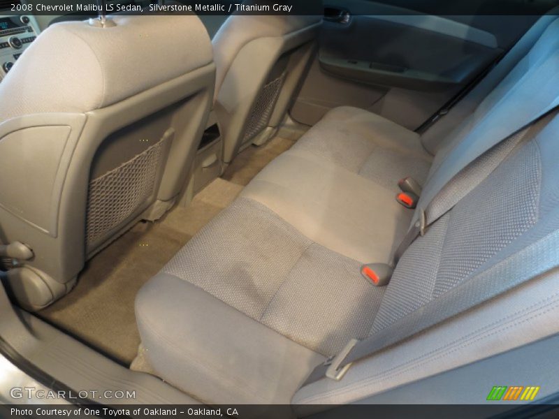 Silverstone Metallic / Titanium Gray 2008 Chevrolet Malibu LS Sedan