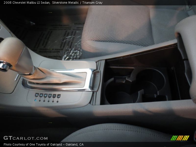 Silverstone Metallic / Titanium Gray 2008 Chevrolet Malibu LS Sedan