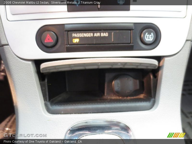 Silverstone Metallic / Titanium Gray 2008 Chevrolet Malibu LS Sedan