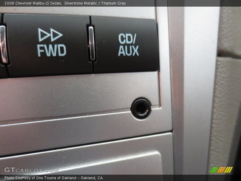 Silverstone Metallic / Titanium Gray 2008 Chevrolet Malibu LS Sedan