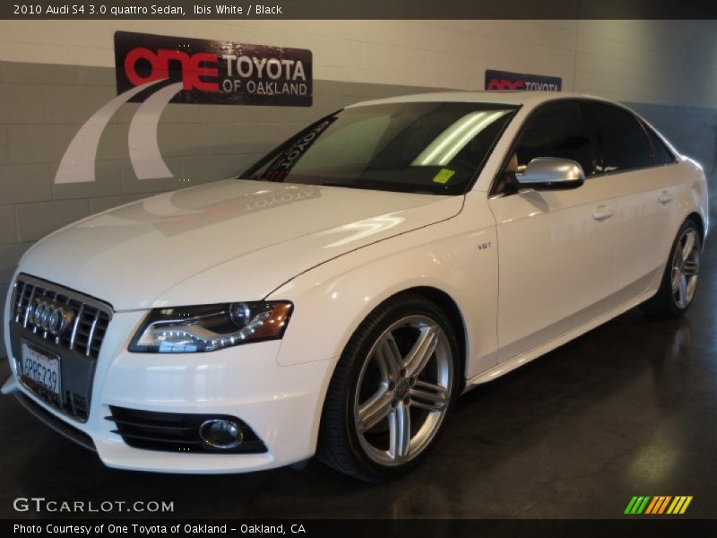 Ibis White / Black 2010 Audi S4 3.0 quattro Sedan
