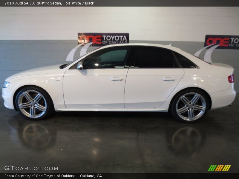 Ibis White / Black 2010 Audi S4 3.0 quattro Sedan