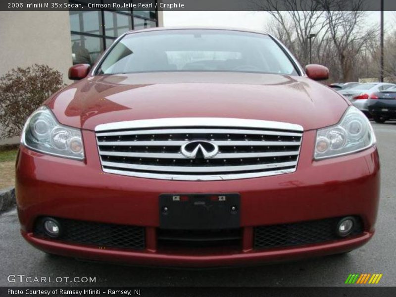Crimson Roulette Pearl / Graphite 2006 Infiniti M 35x Sedan