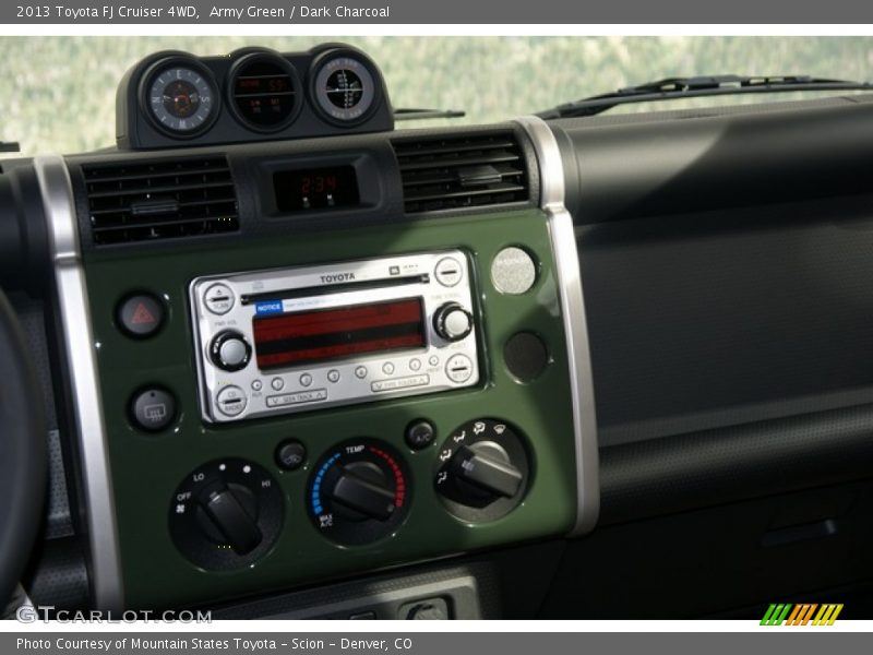 Army Green / Dark Charcoal 2013 Toyota FJ Cruiser 4WD