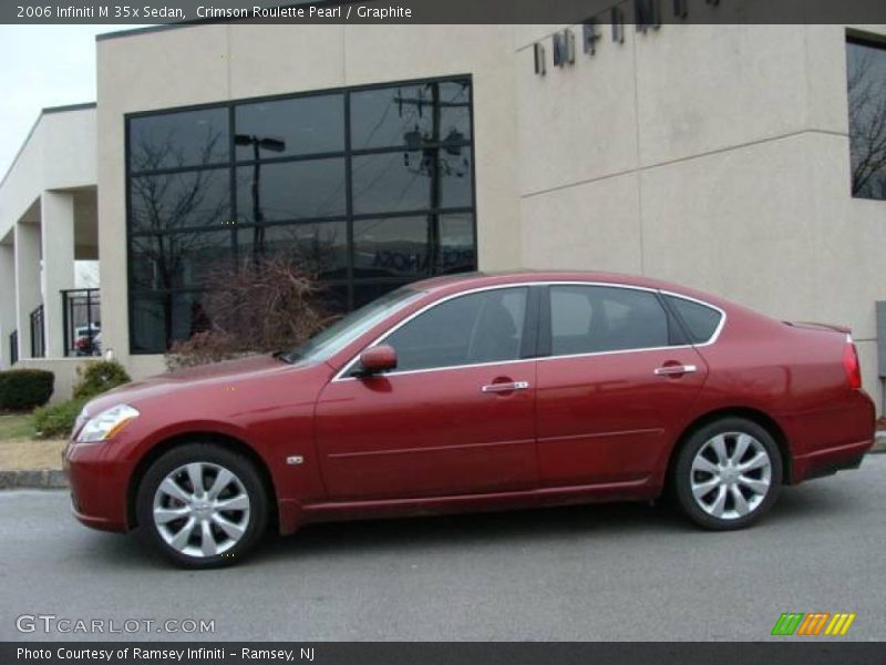 Crimson Roulette Pearl / Graphite 2006 Infiniti M 35x Sedan
