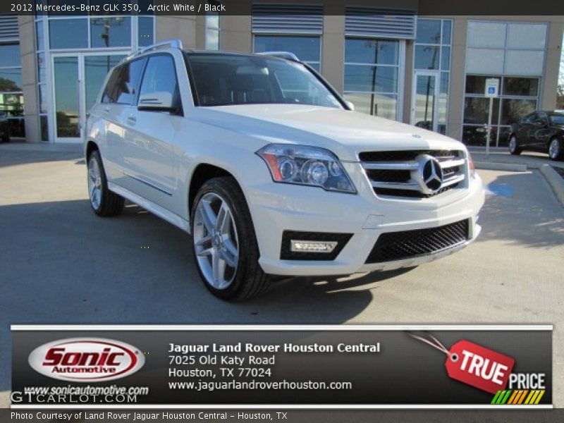 Arctic White / Black 2012 Mercedes-Benz GLK 350