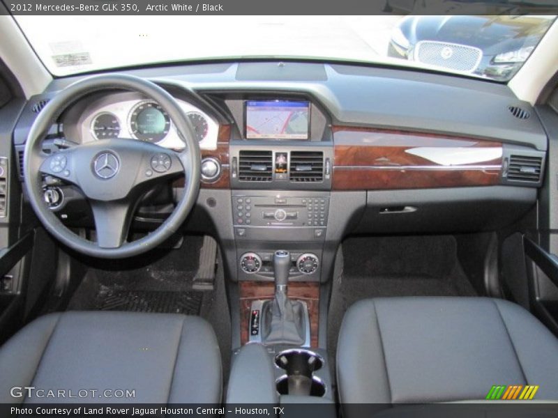 Arctic White / Black 2012 Mercedes-Benz GLK 350