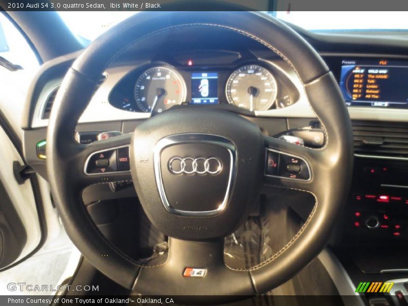 Ibis White / Black 2010 Audi S4 3.0 quattro Sedan