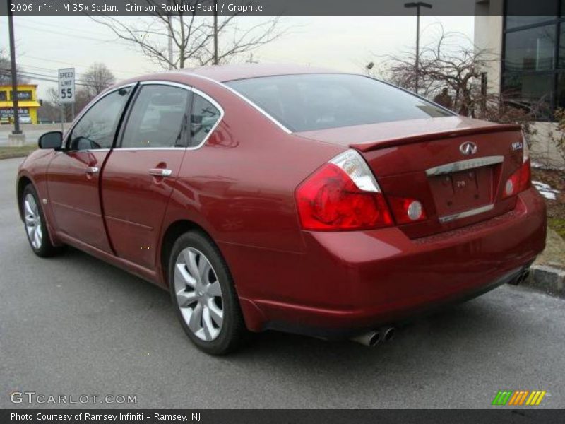 Crimson Roulette Pearl / Graphite 2006 Infiniti M 35x Sedan