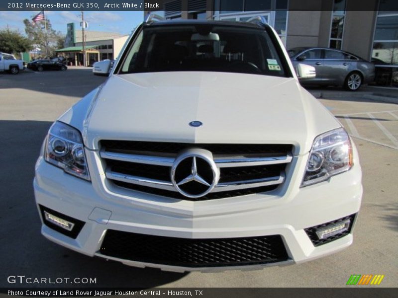 Arctic White / Black 2012 Mercedes-Benz GLK 350