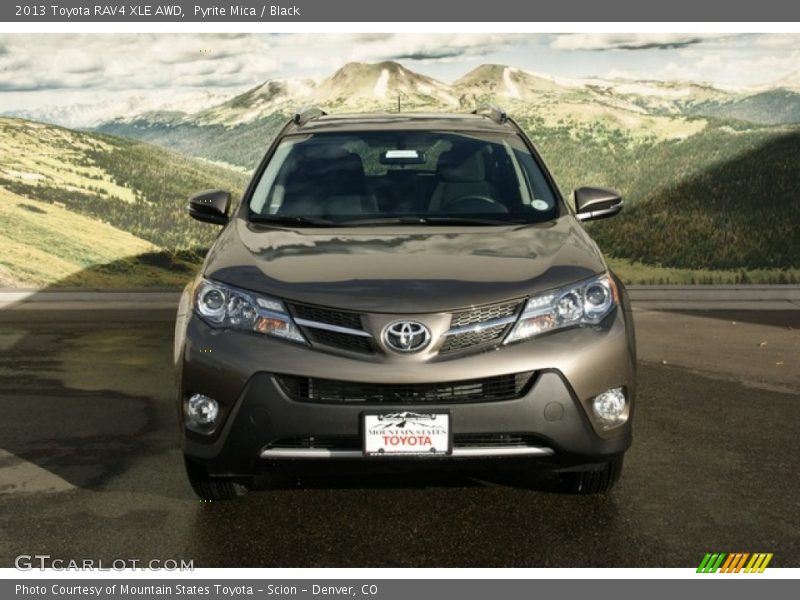 Pyrite Mica / Black 2013 Toyota RAV4 XLE AWD