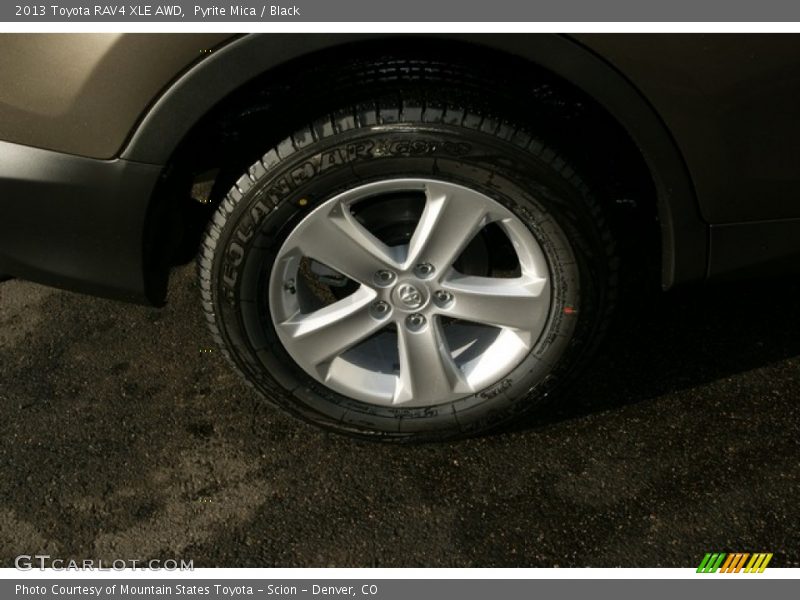 Pyrite Mica / Black 2013 Toyota RAV4 XLE AWD