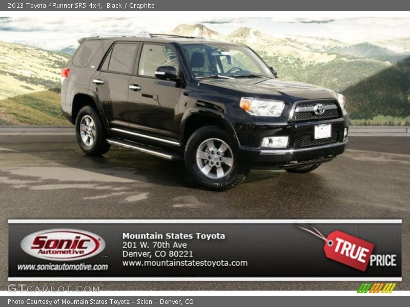 Black / Graphite 2013 Toyota 4Runner SR5 4x4