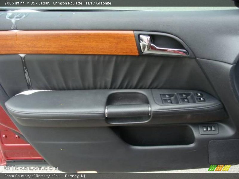 Crimson Roulette Pearl / Graphite 2006 Infiniti M 35x Sedan