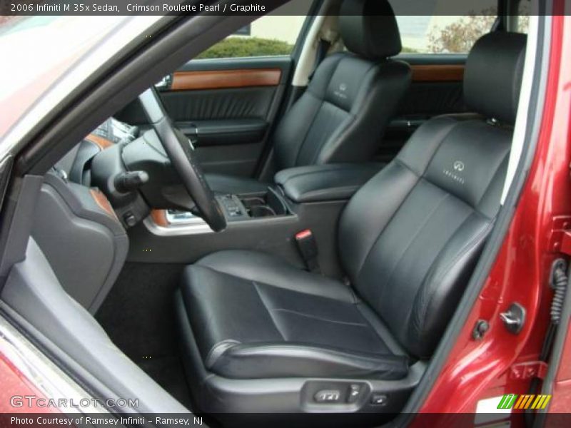 Crimson Roulette Pearl / Graphite 2006 Infiniti M 35x Sedan