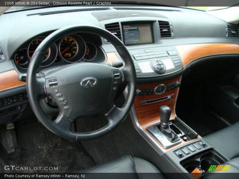 Crimson Roulette Pearl / Graphite 2006 Infiniti M 35x Sedan