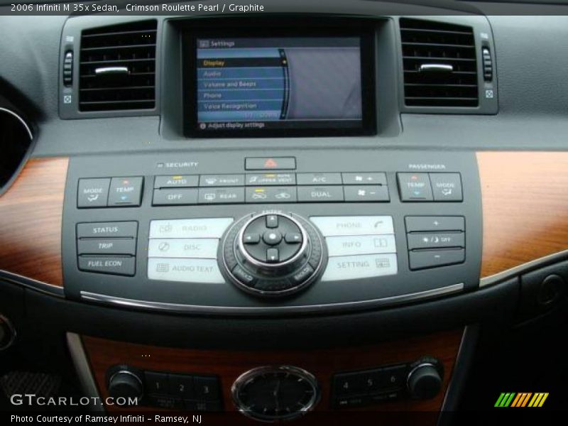 Crimson Roulette Pearl / Graphite 2006 Infiniti M 35x Sedan
