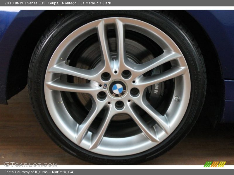 Montego Blue Metallic / Black 2010 BMW 1 Series 135i Coupe
