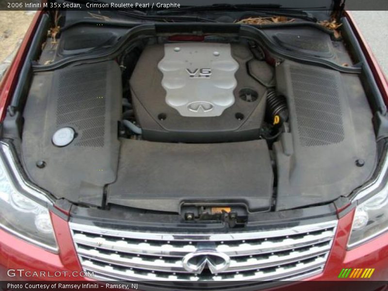 Crimson Roulette Pearl / Graphite 2006 Infiniti M 35x Sedan