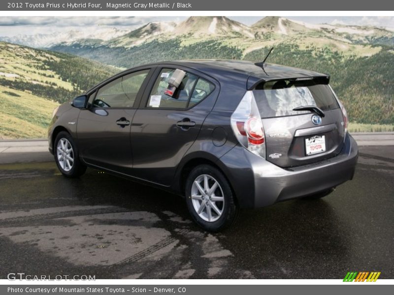Magnetic Gray Metallic / Black 2012 Toyota Prius c Hybrid Four