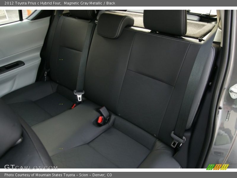 Magnetic Gray Metallic / Black 2012 Toyota Prius c Hybrid Four
