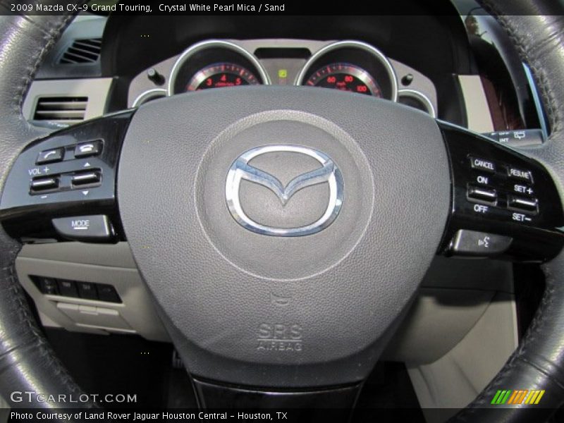 Crystal White Pearl Mica / Sand 2009 Mazda CX-9 Grand Touring
