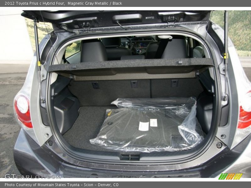 Magnetic Gray Metallic / Black 2012 Toyota Prius c Hybrid Four