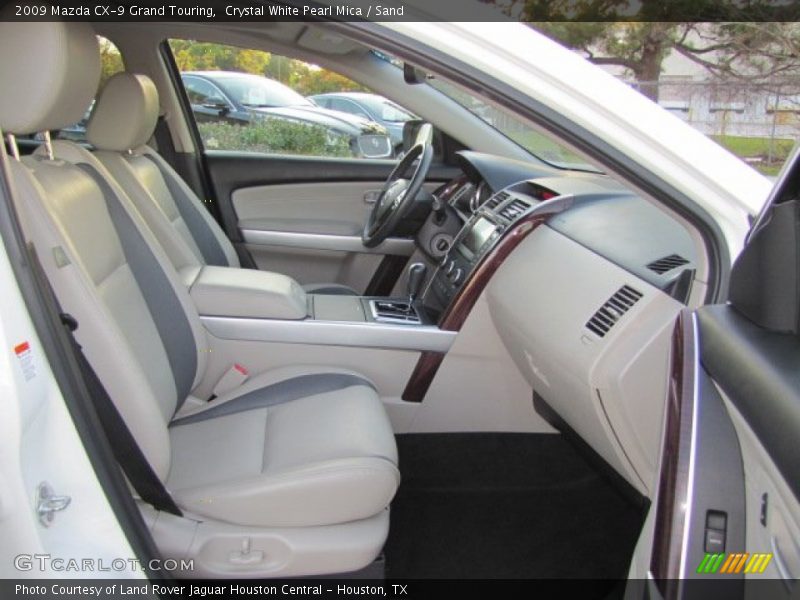 Crystal White Pearl Mica / Sand 2009 Mazda CX-9 Grand Touring