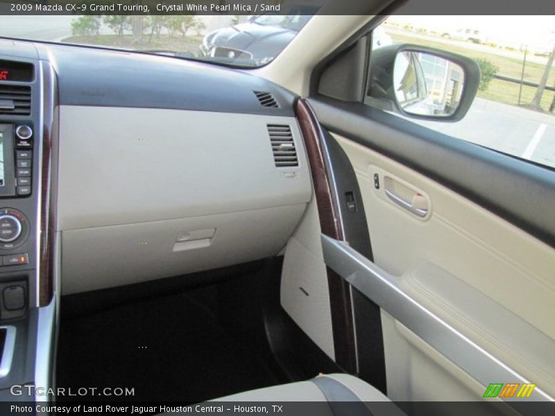 Crystal White Pearl Mica / Sand 2009 Mazda CX-9 Grand Touring