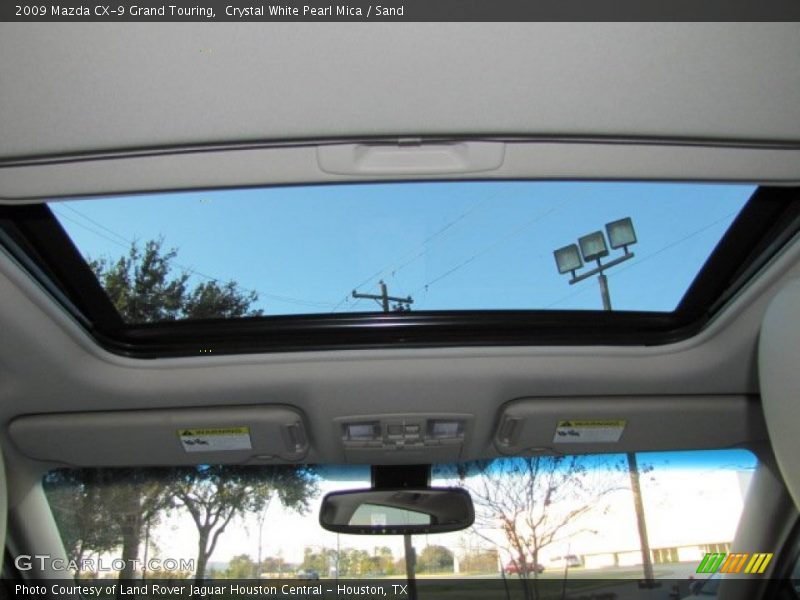 Crystal White Pearl Mica / Sand 2009 Mazda CX-9 Grand Touring