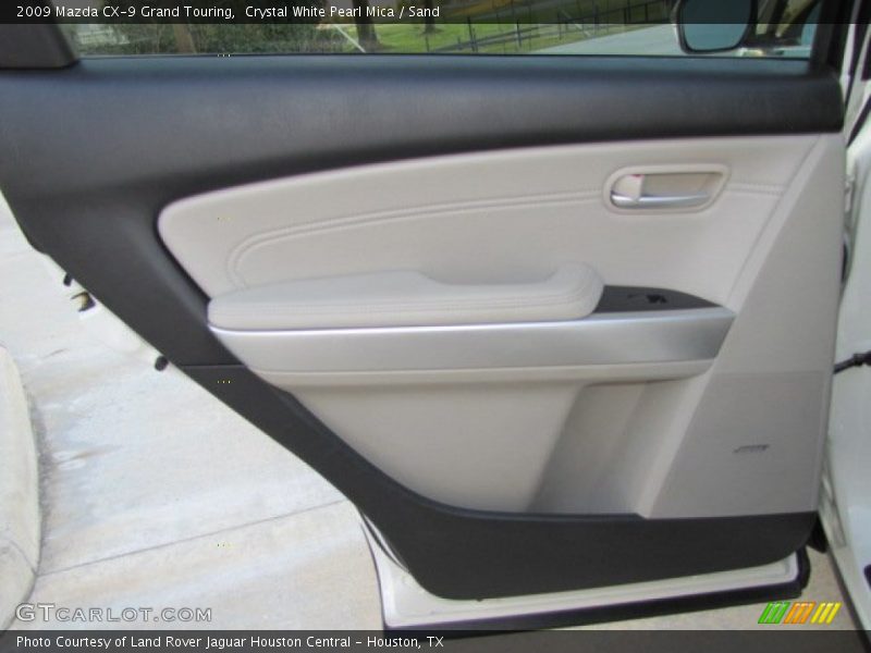 Crystal White Pearl Mica / Sand 2009 Mazda CX-9 Grand Touring