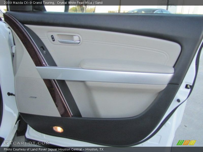Crystal White Pearl Mica / Sand 2009 Mazda CX-9 Grand Touring
