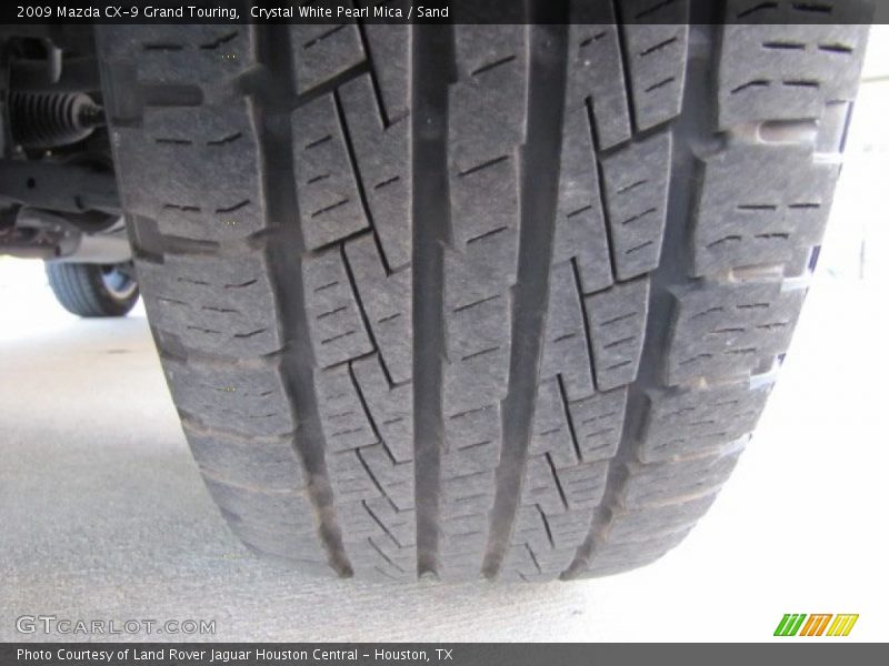 Crystal White Pearl Mica / Sand 2009 Mazda CX-9 Grand Touring
