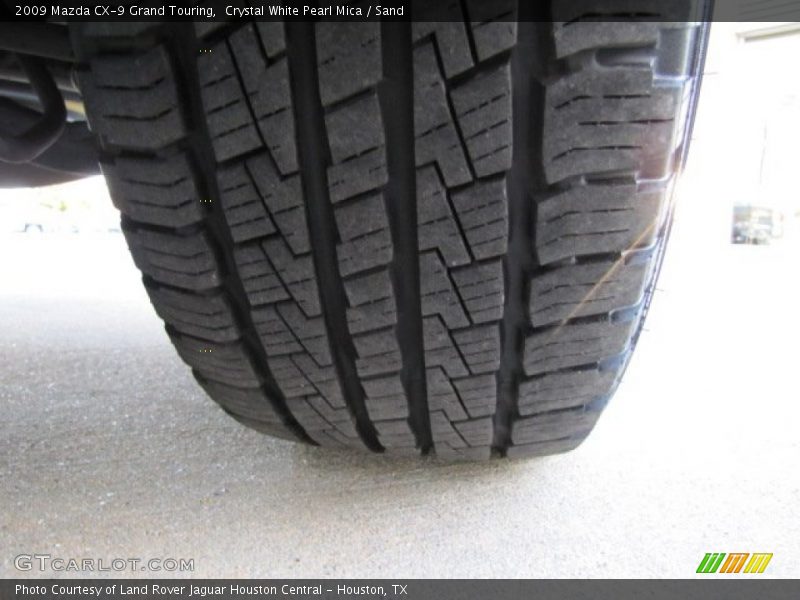 Crystal White Pearl Mica / Sand 2009 Mazda CX-9 Grand Touring