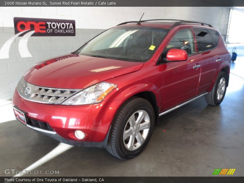 Sunset Red Pearl Metallic / Cafe Latte 2006 Nissan Murano SL