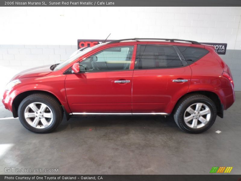 Sunset Red Pearl Metallic / Cafe Latte 2006 Nissan Murano SL