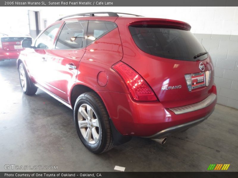 Sunset Red Pearl Metallic / Cafe Latte 2006 Nissan Murano SL